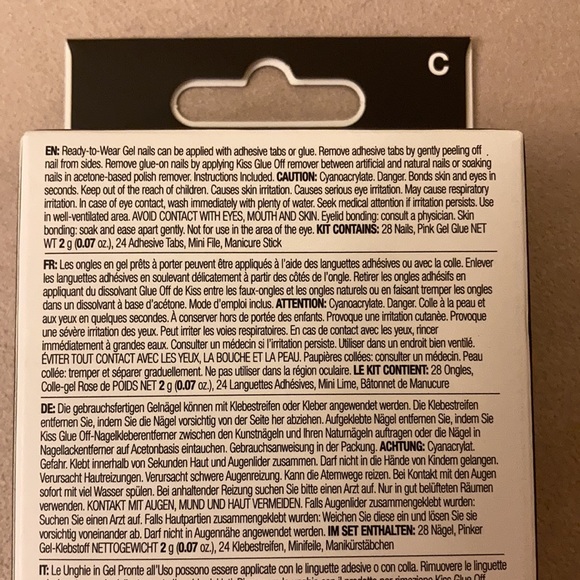 ⚜️Kiss XL Gel Fantasy Ombré Stiletto Faux Nails! - Picture 4 of 8